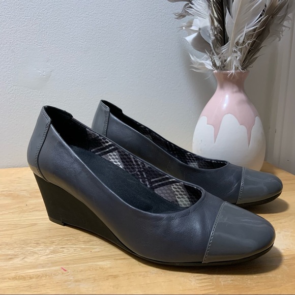 Naturalizer N5 Leather Wedge Arch Support Shoes size 7 - Picture 1 of 11